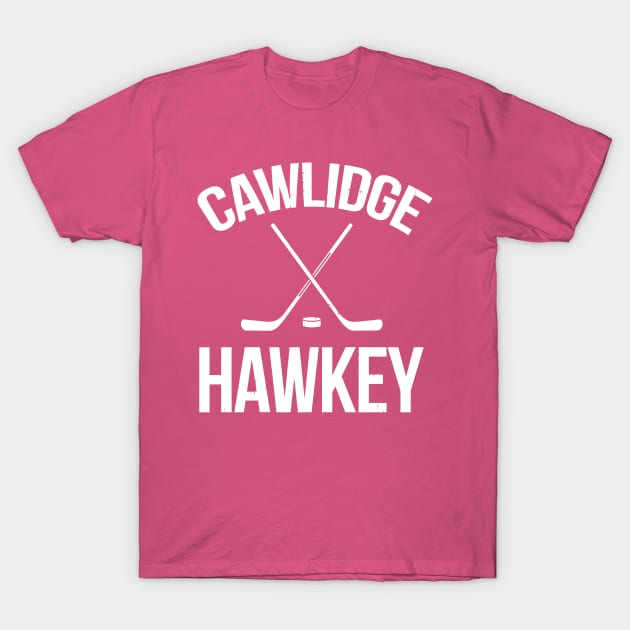 Cawlidge Hawkey Puck Stick Skating Rink T-Shirt by tanambos